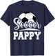 Soccer Pappy Soccer Player Game Day Father's Day T-Shirt - T-Shirt | Navy