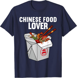 Best Chinese Food Art Women Chinese Food Box Lover T-Shirt - T-Shirt | Navy