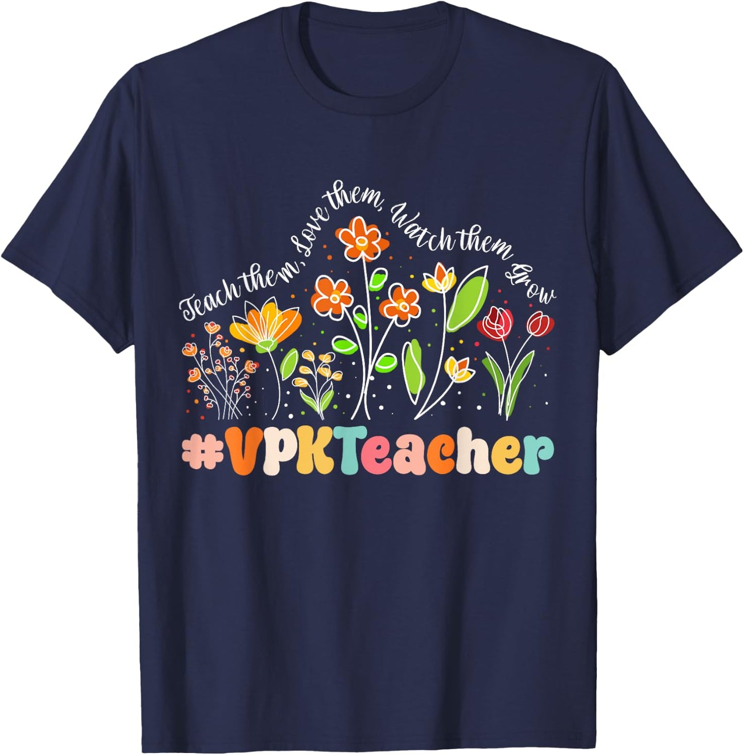 VPK Teacher Appreciation Week Teacher Back to School T-Shirt - T-Shirt | Navy
