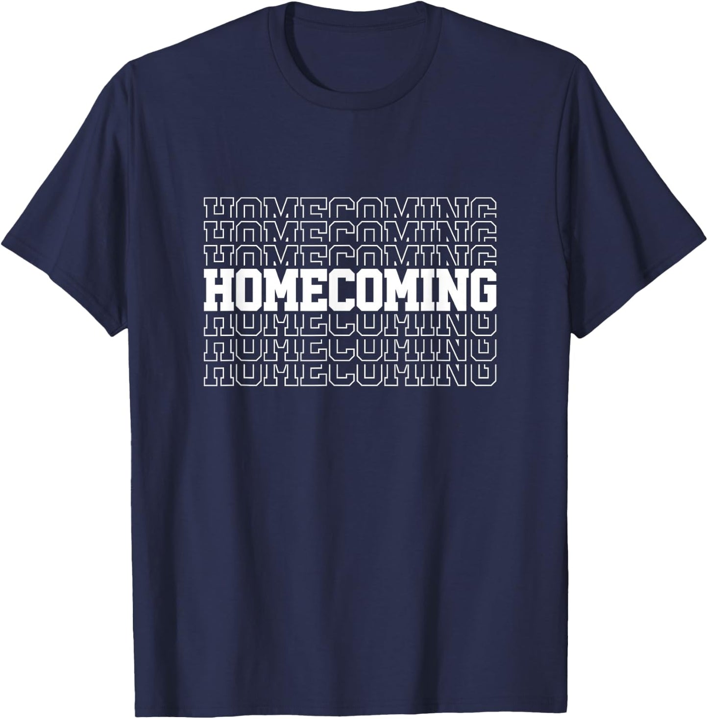 American Football Homecoming Player Coach Fan Gift Men T-Shirt - T-Shirt | Navy