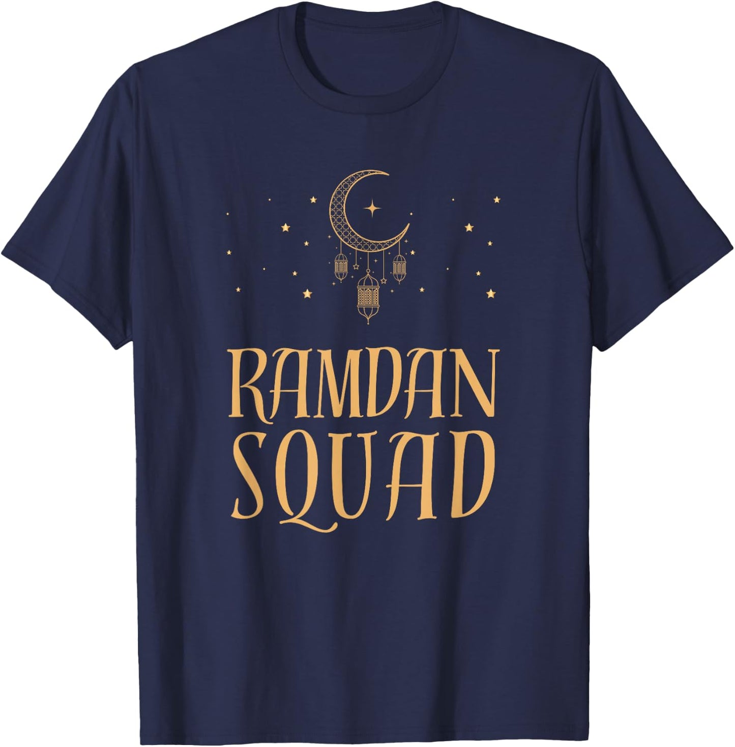 Ramadan Squad Family Group Matching Ramazan Party Pajama T-Shirt - T-Shirt | Navy