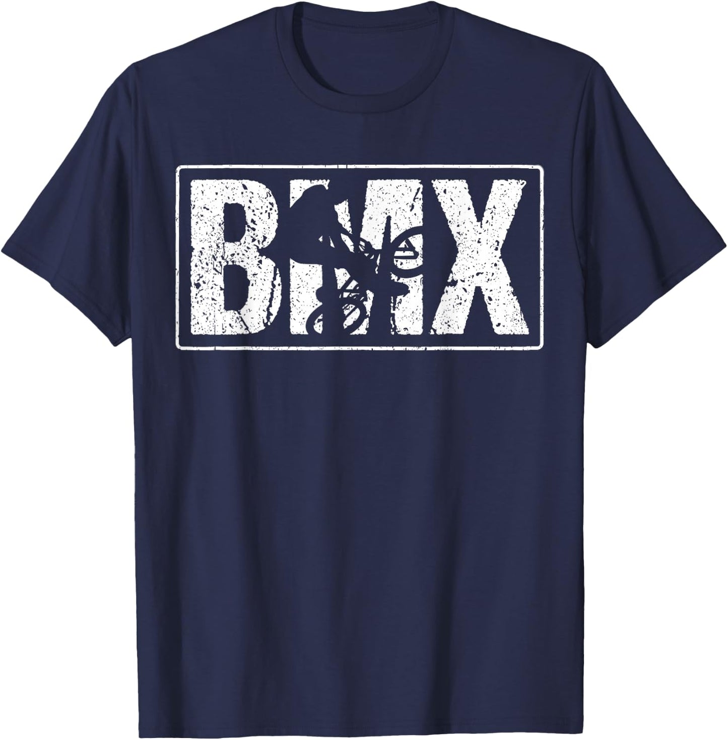 BMX Vintage Bike Fans Gift Boys Bike BMX T-Shirt - T-Shirt | Navy