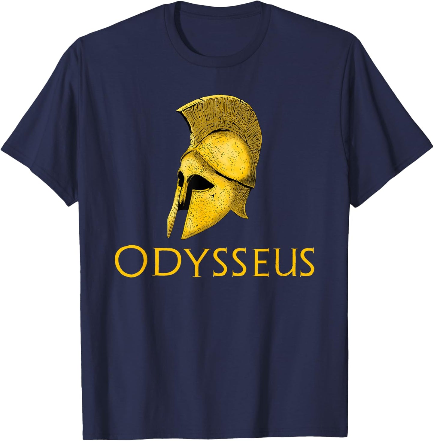 Ancient Greek Epic Myth - Odysseus - Trojan War The Iliad T-Shirt - T-Shirt | Navy