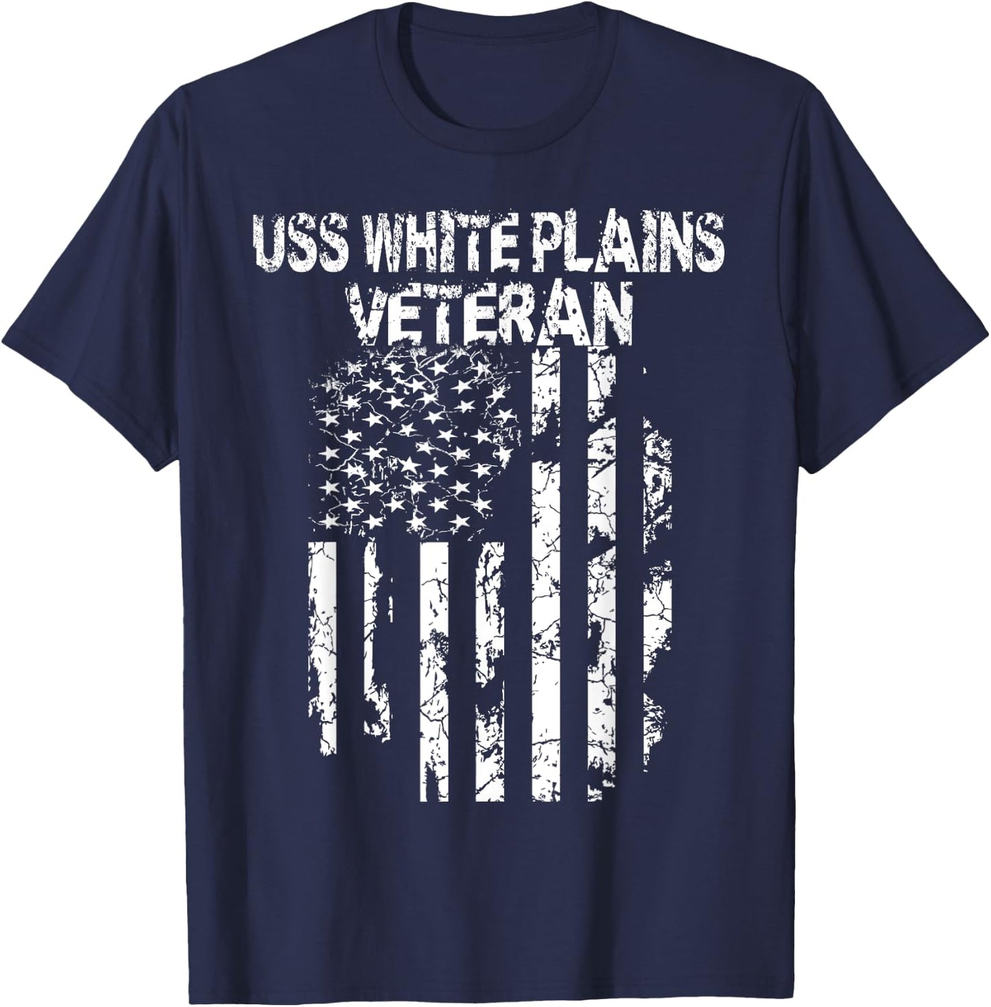 USS White Plains Veteran T-Shirt - T-Shirt | Navy
