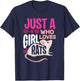 Just A Girl Who Loves Rats - Gift Rat Owners T-Shirt - T-Shirt | Navy