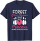 Forget Glass Slippers Bowling Shoes Bowler Women Girls Kids T-Shirt - T-Shirt | Navy