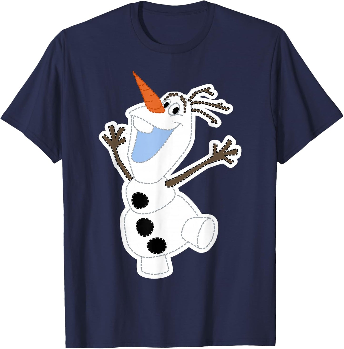 Disney Frozen Olaf Dancing Portrait T-Shirt - T-Shirt | Navy