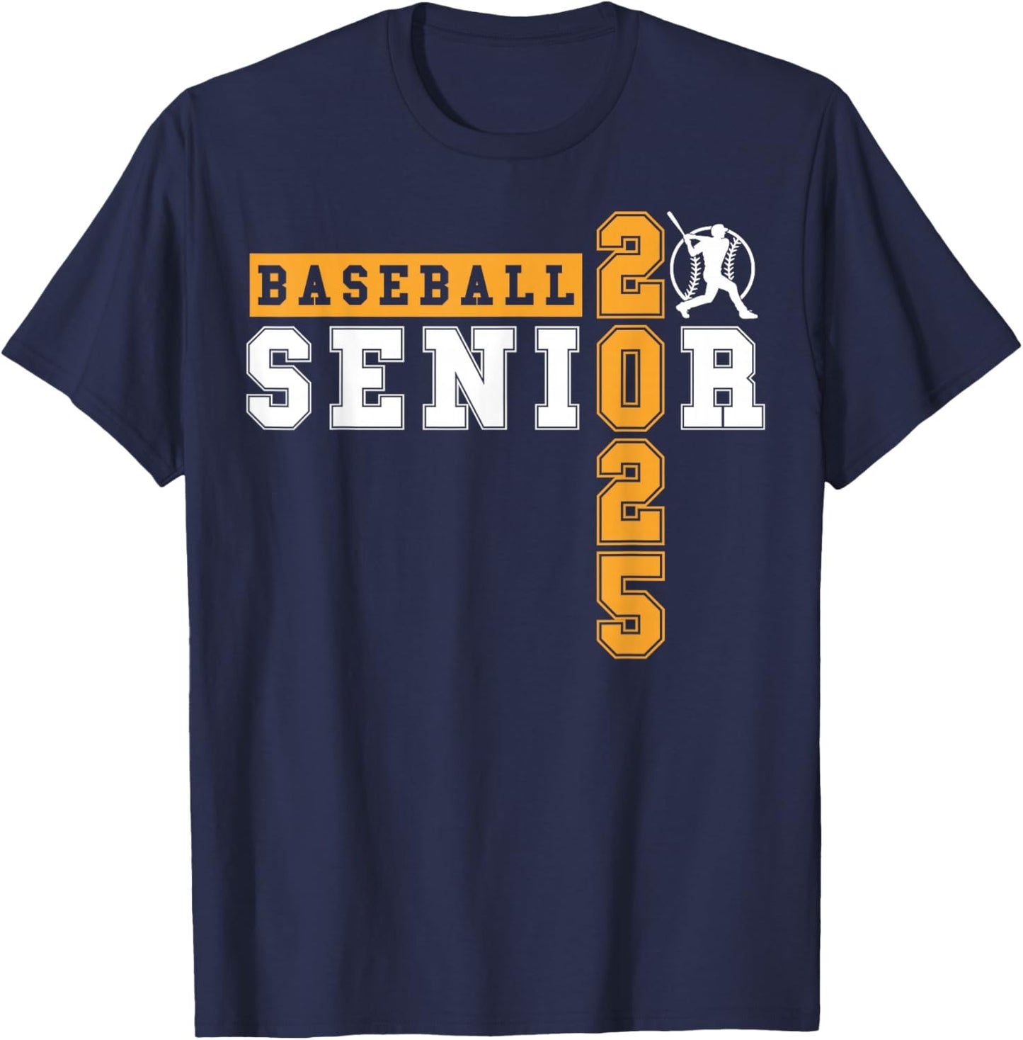 Baseball Senior Night Baseball Senior 2025 Graduation 11 T-Shirt - T-Shirt | Navy