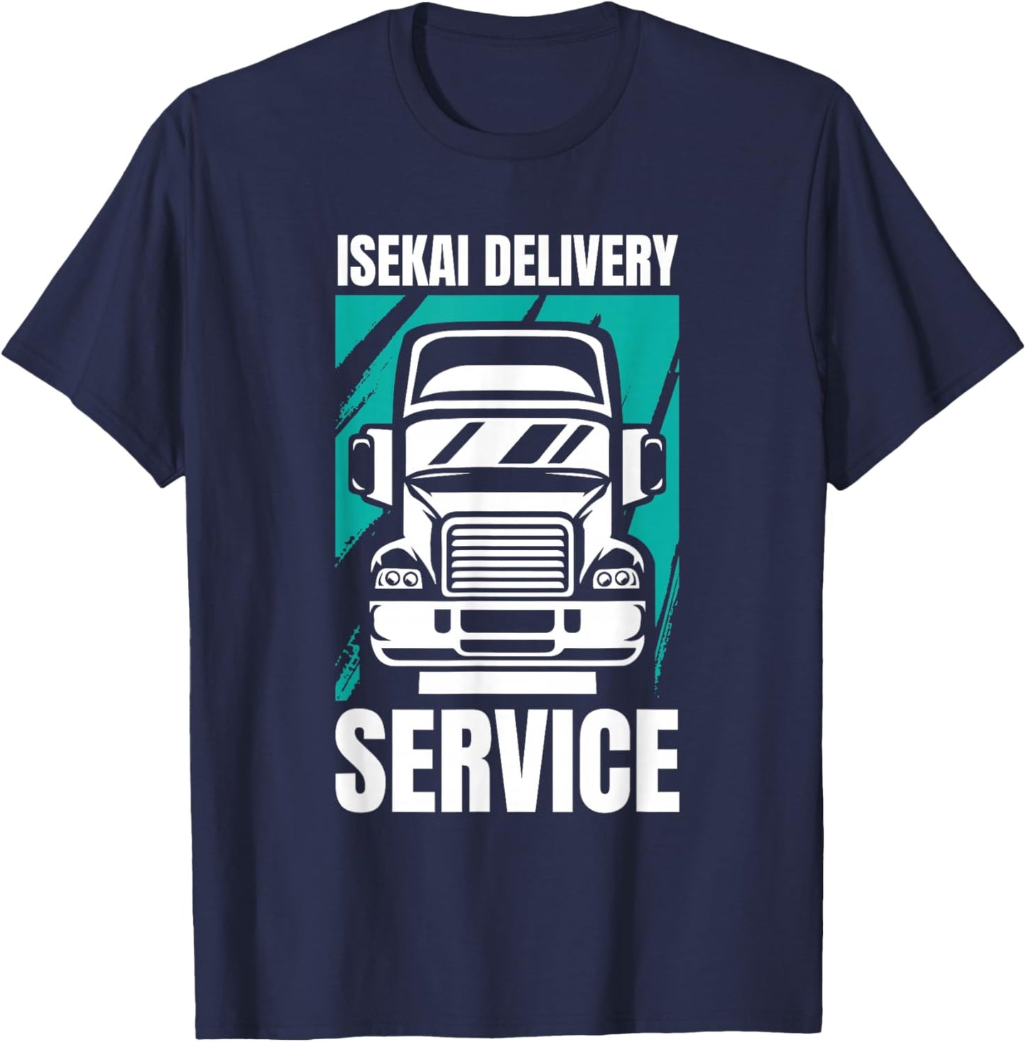 Isekai Anime Japanese Kawaii - Otaku Japan Manga Truckkun T-Shirt - T-Shirt | Navy