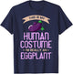 Eggplant Costume Gift Funny Indian Parmesan T-Shirt - T-Shirt | Navy