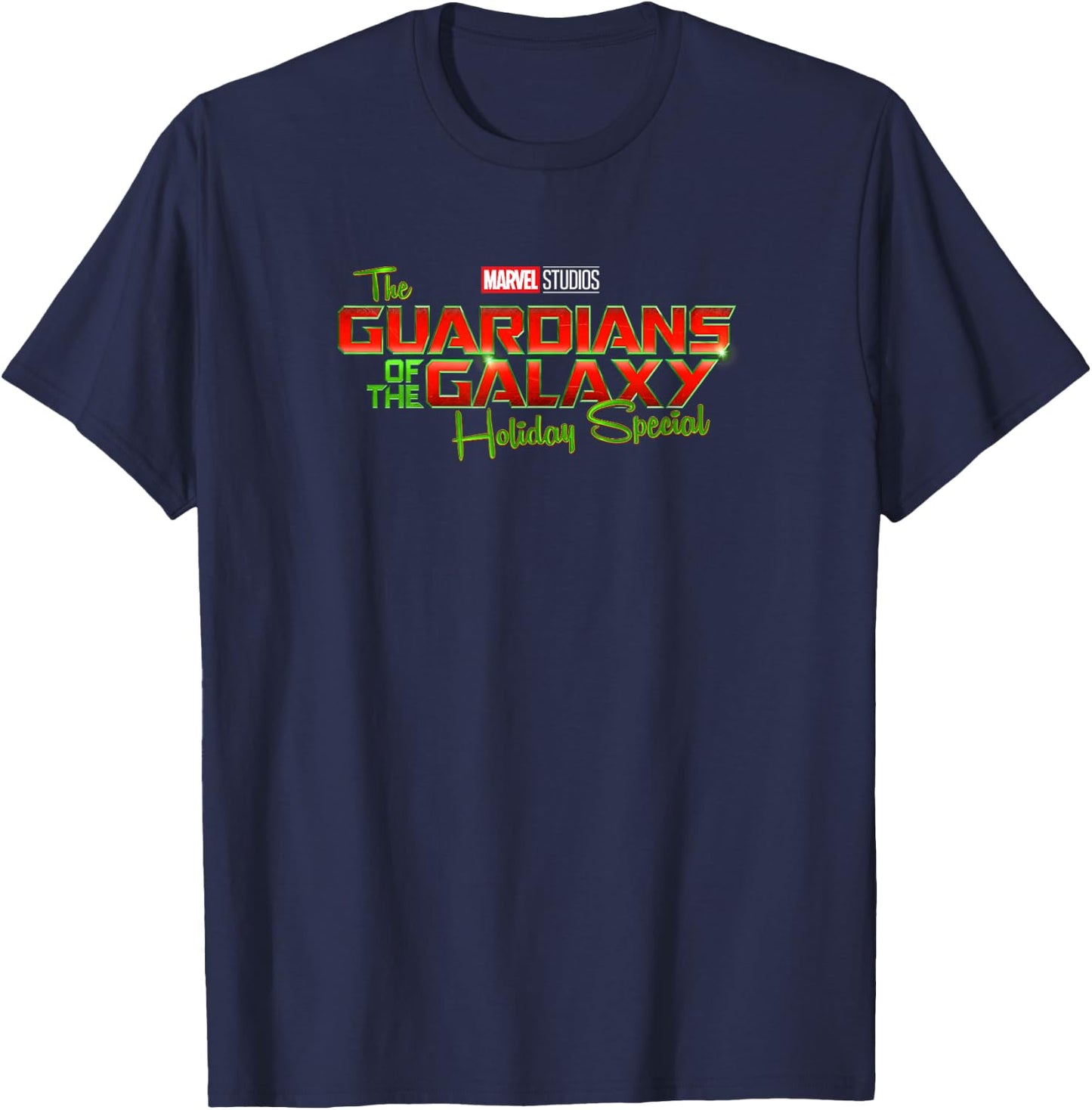 Marvel The Guardians Of The Galaxy Holiday Special Logo T-Shirt - T-Shirt | Navy