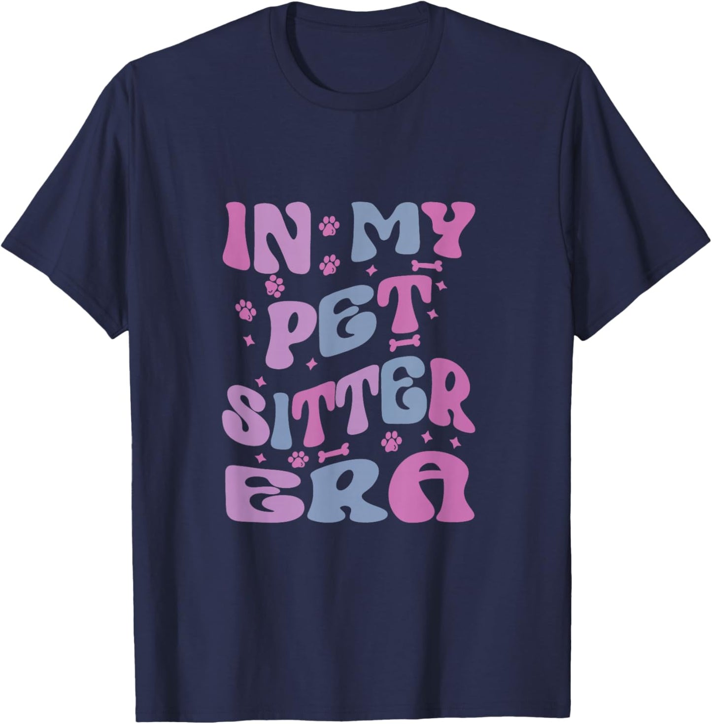 In My Pet Sitter Era T-Shirt - T-Shirt | Navy