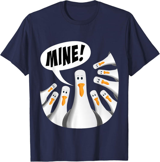 Mine! Seagull Mine! T-Shirt - T-Shirt | Navy