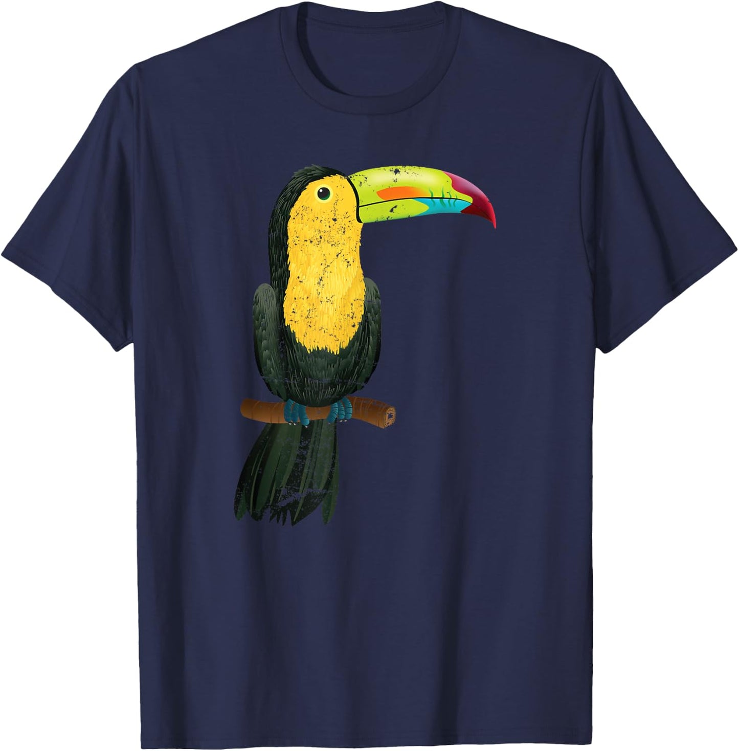 Rainforest Toucan T-Shirt - T-Shirt | Navy