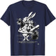 Easy Costume | Alice In Wonderland - White Rabbit T-Shirt - T-Shirt | Navy