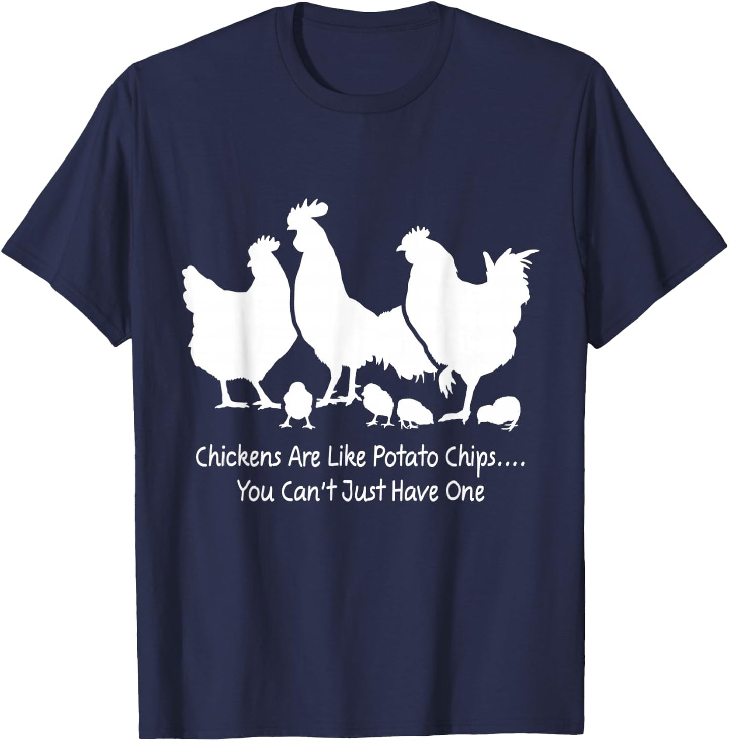 Hen Humor Funny Chicken Shirts for Chicken Lovers T-Shirt - T-Shirt | Navy