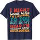 Retro Thinking About Sourdough Funny Bread Making Baking T-Shirt - T-Shirt | Navy