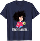Pinche Monday Funny Sleepy Mafalda Spanish T-Shirt - T-Shirt | Navy