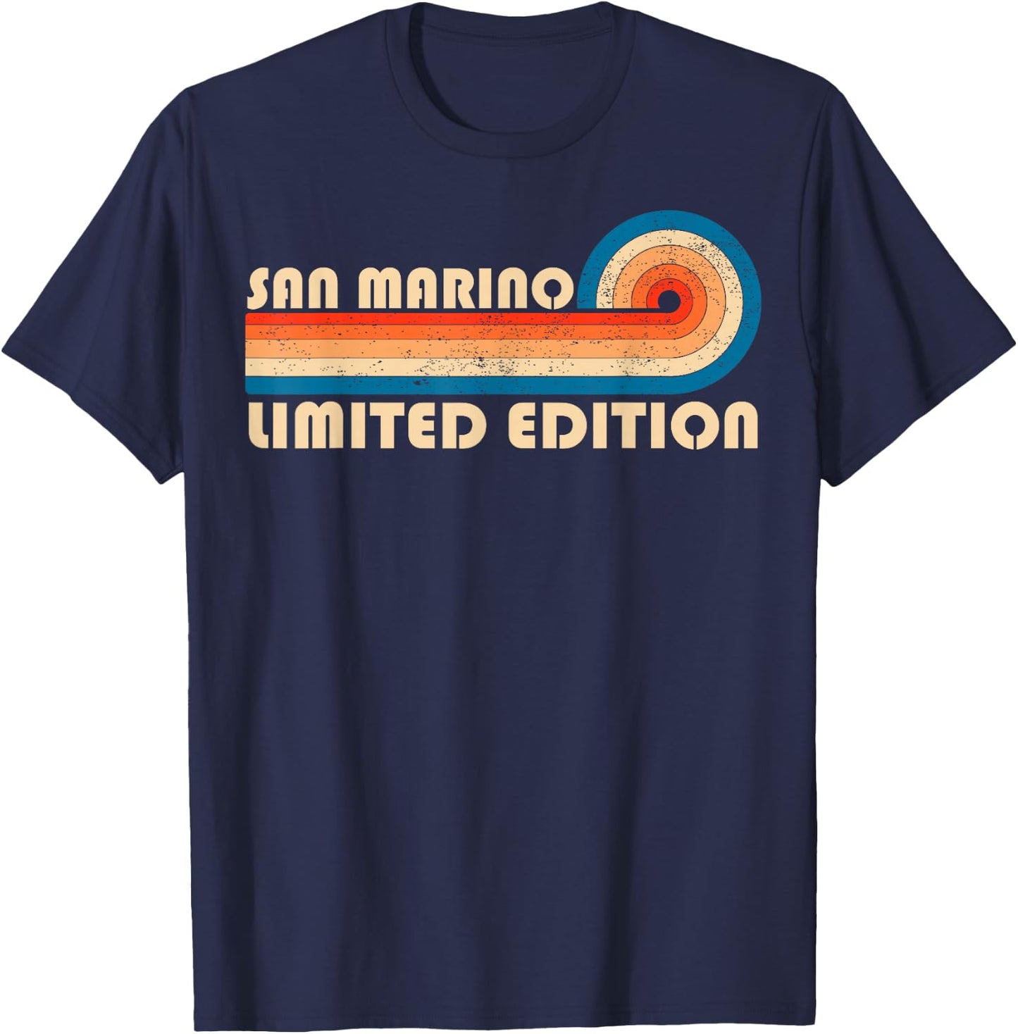 SAN MARINO Country Travel Vacation Souvenir T-Shirt - T-Shirt | Navy