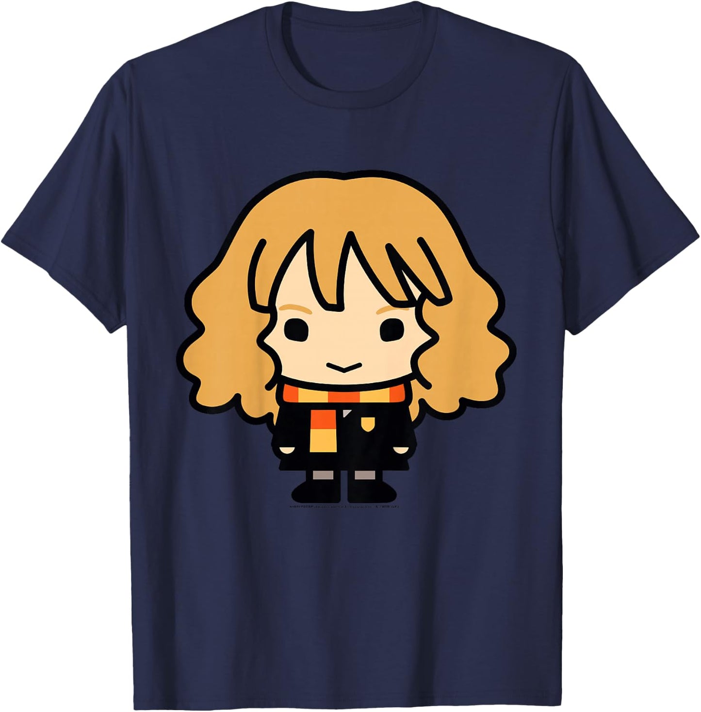 Kids Harry Potter Hermione Granger Cute Cartoon Style Portrait T-Shirt - T-Shirt | Navy