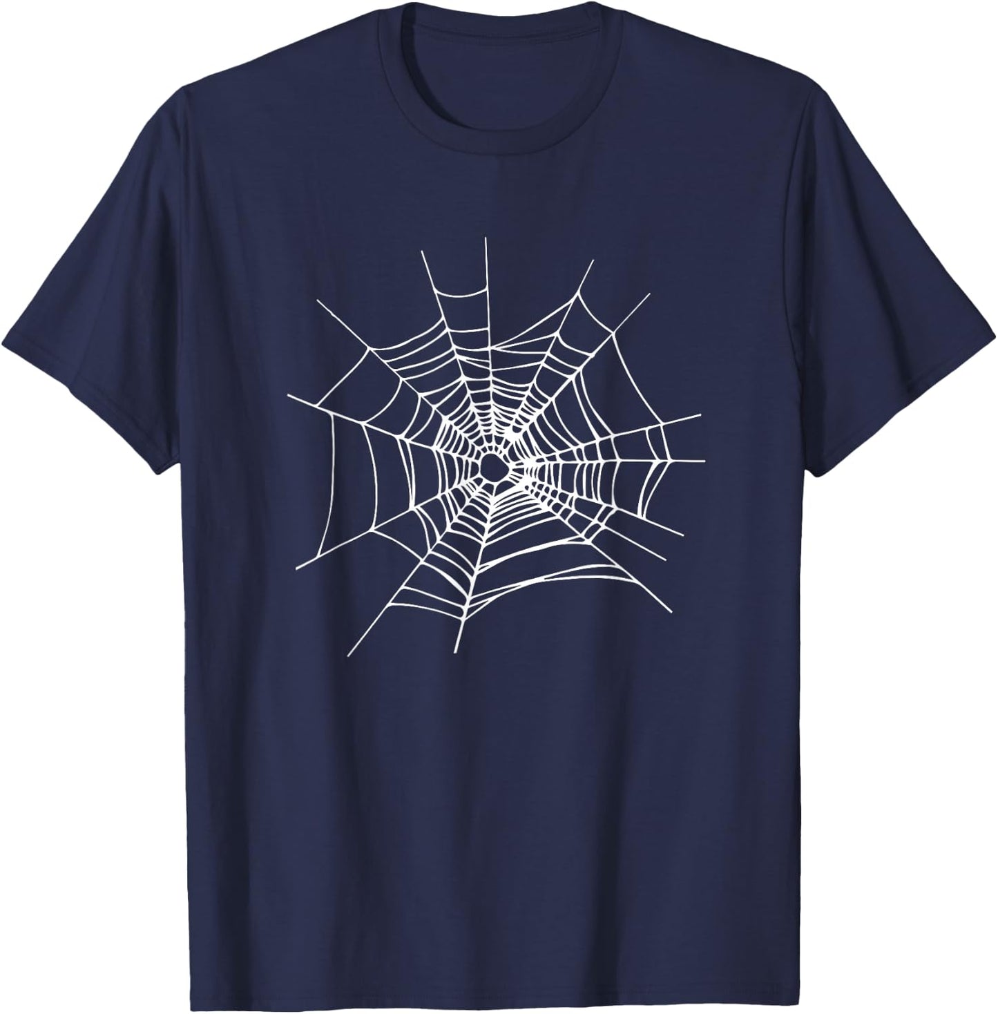 Halloween Spider Web Cobweb Halloween Spiders T-Shirt - T-Shirt | Navy
