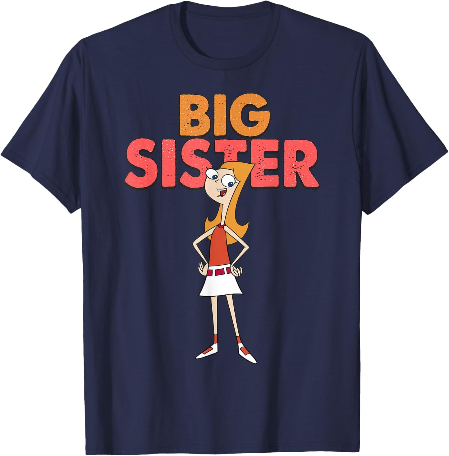 Disney Phineas and Ferb Big Sister T-Shirt - T-Shirt | Navy