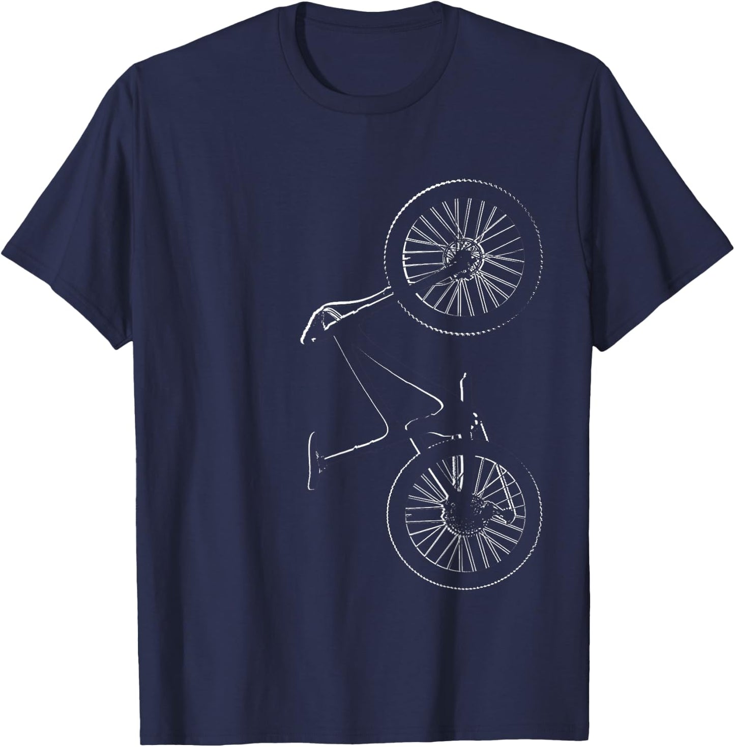 MTB Mountain Bike Apparel - MTB Mountain Bike T-Shirt - T-Shirt | Navy