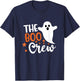 Halloween The Boo Crew - Cute Ghost - Spooky Family Matching T-Shirt - T-Shirt | Navy
