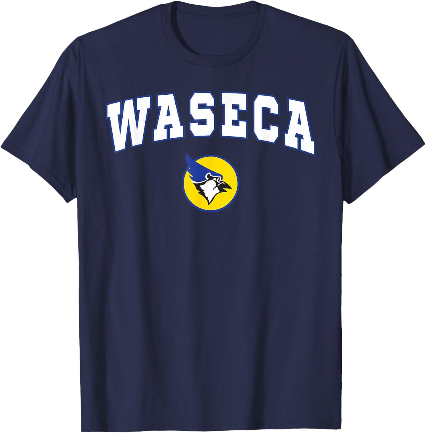 Waseca High School Bluejays T-Shirt - T-Shirt | Navy