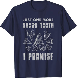 Shark Tooth Gift A Fossil Hunter T-Shirt - T-Shirt | Navy