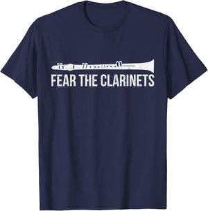 Clarinetists Music Gift Funny Clarinet T-Shirt - T-Shirt | Navy