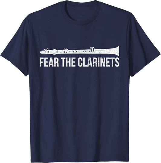 Clarinetists Music Gift Funny Clarinet T-Shirt - T-Shirt | Navy