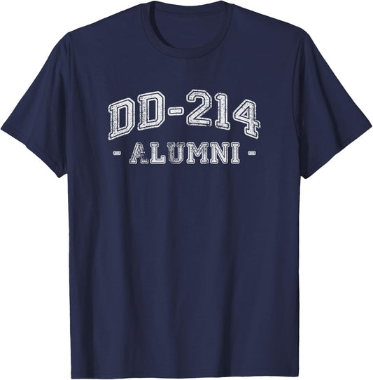 DD214 Combat Vet Military Dog Tag - DD-214 Alumni Women T-Shirt - T-Shirt | Navy
