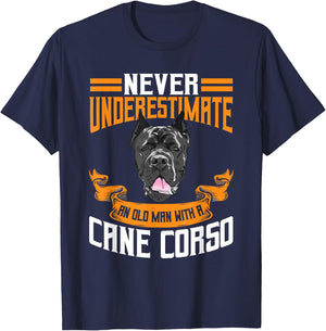 Cane Corso Motif Italian Mastiff T-Shirt - T-Shirt | Navy