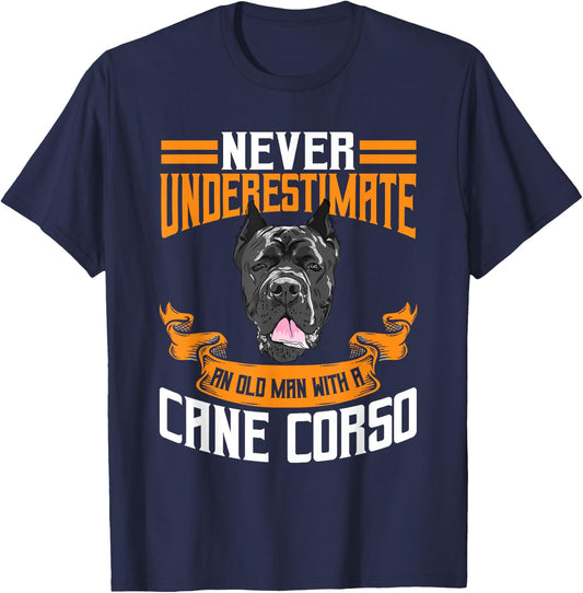 Cane Corso Motif Italian Mastiff T-Shirt - T-Shirt | Navy