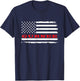 Illinois American Flag Gurnee USA Patriotic Souvenir T-Shirt - T-Shirt | Navy