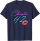 42nd Birthday Funny Pink Women Gift T-Shirt - T-Shirt | Navy