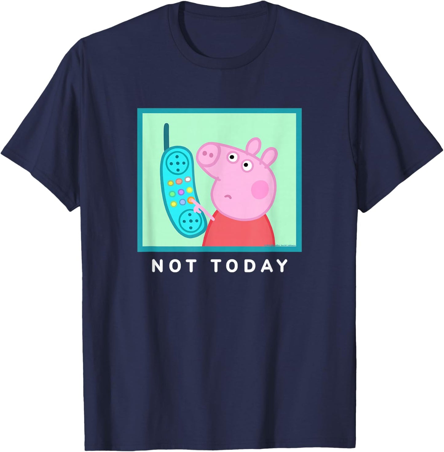Peppa Pig Not Today T-Shirt - T-Shirt | Navy