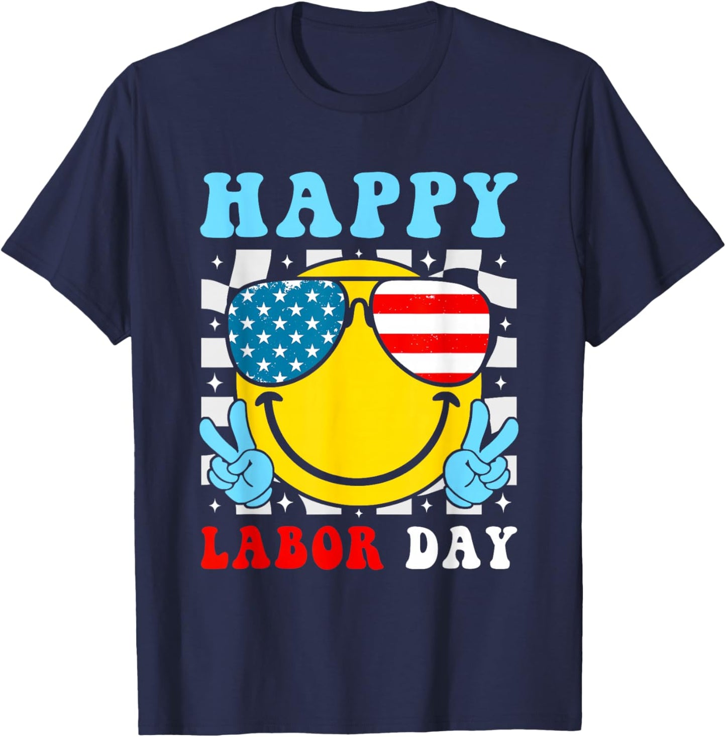 Happy Labor Day Men Women Kids T-Shirt - T-Shirt | Navy