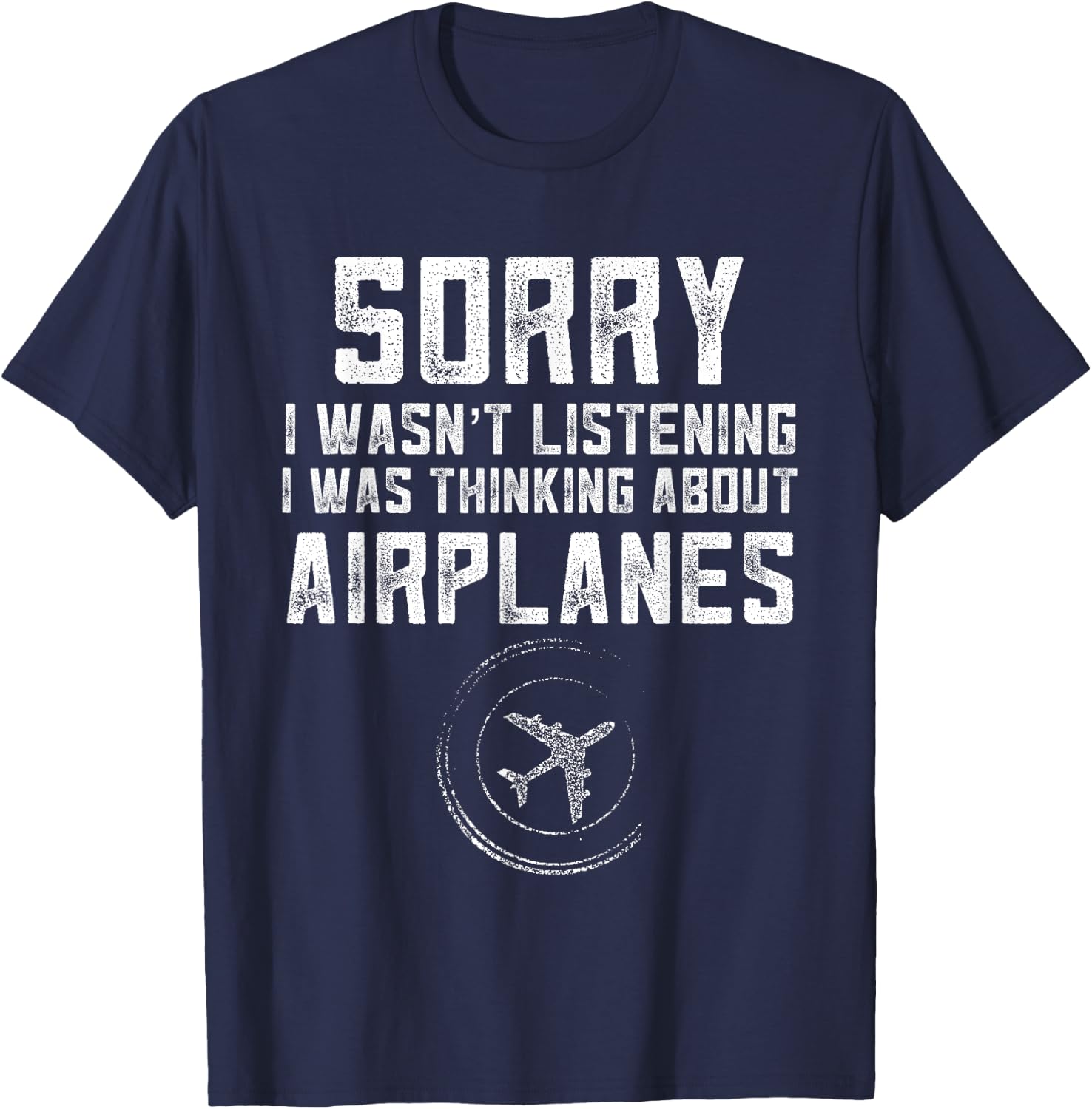 Funny Future Pilot Plane Aviation Themed Kids Airplane Lover T-Shirt - T-Shirt | Navy