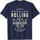 England Championship Cheese Rolling 1826 Vintage Sports T-Shirt - T-Shirt | Navy