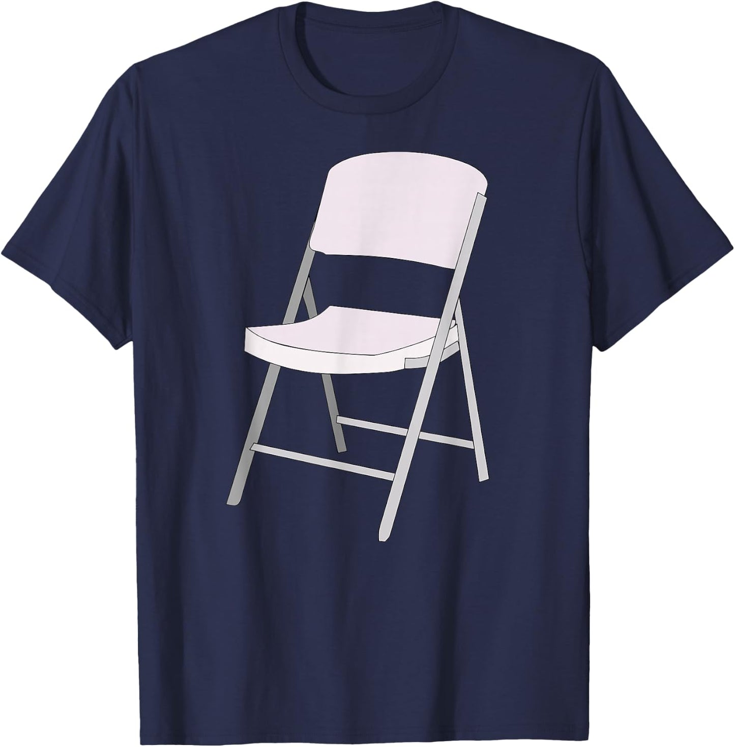 Folding Chair T-Shirt - T-Shirt | Navy