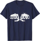 KEEP GOIN and Keep on Going UP Knuckle Hand Academy Vintage T-Shirt - T-Shirt | Navy