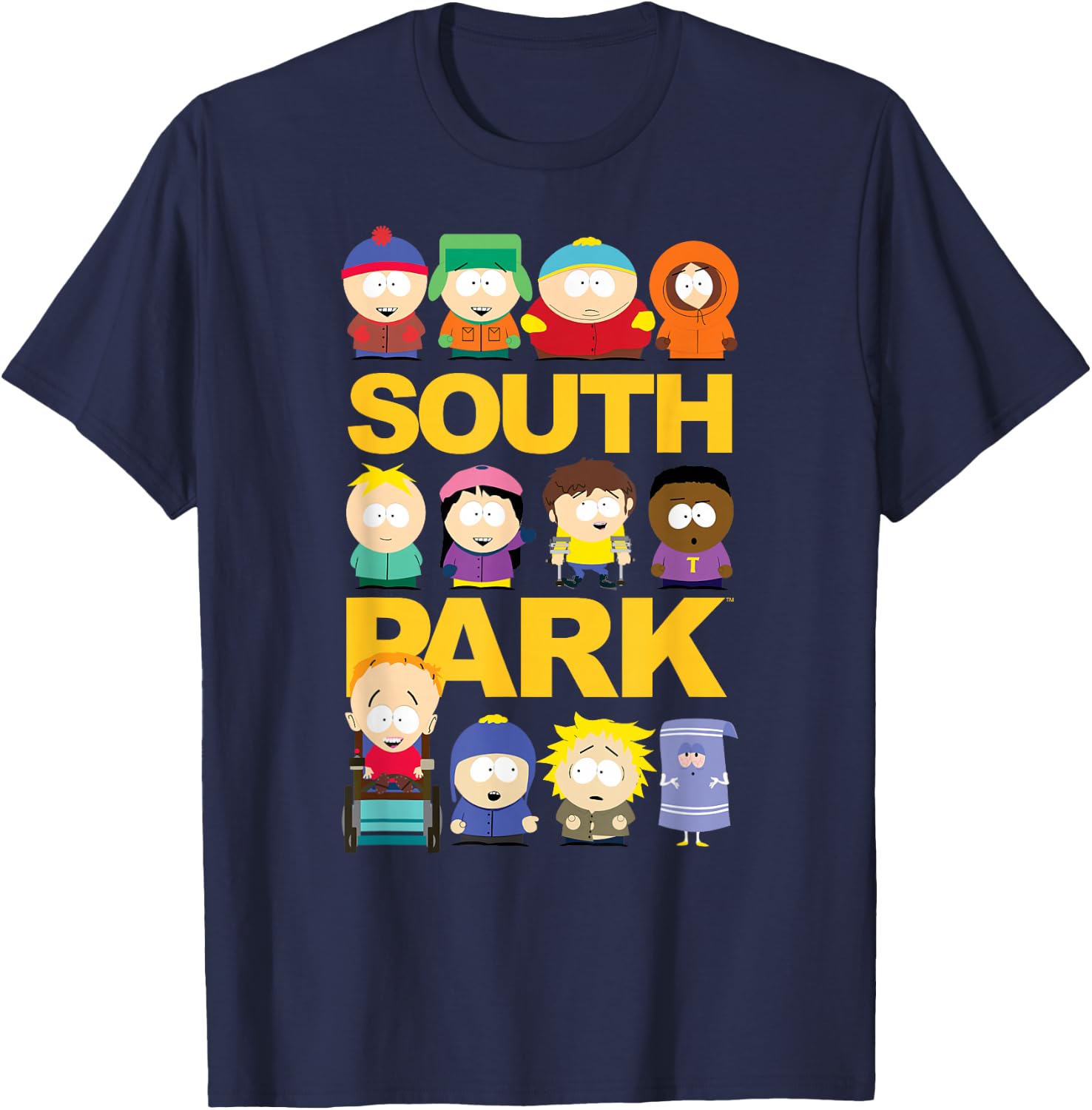 South Park Jumbo Group T-Shirt - T-Shirt | Navy