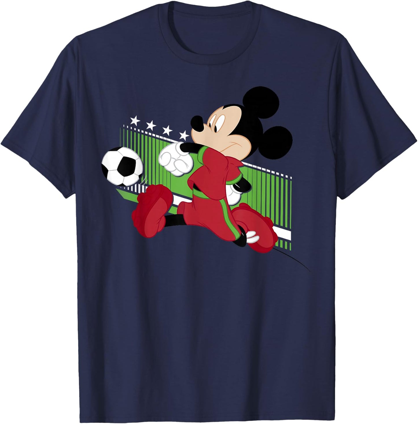 Disney Mickey and Friends Mickey Mouse Portugal Soccer T-Shirt - T-Shirt | Navy