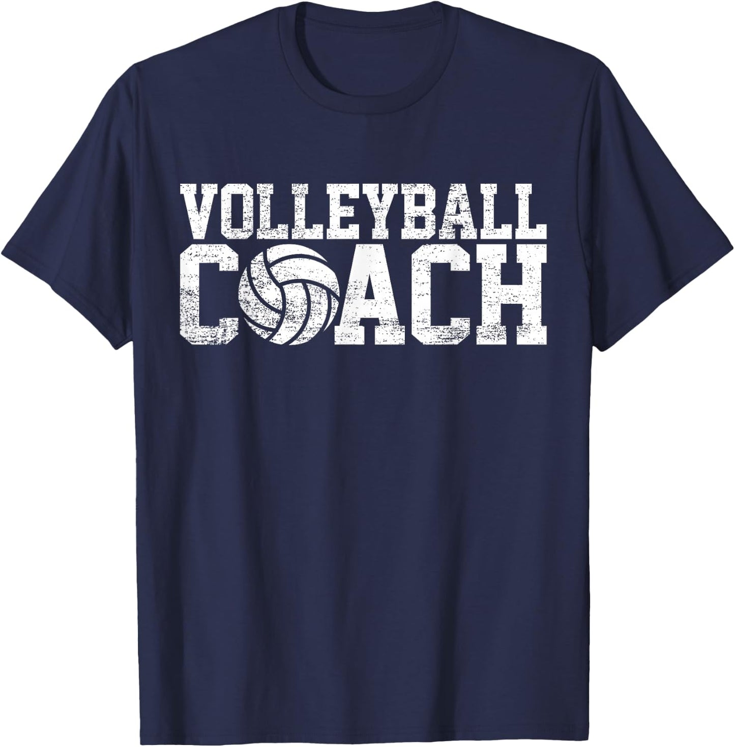 Volleyball Coach Volleyball Trainer Team Volleyball T-Shirt - T-Shirt | Navy