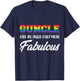 Guncle - Gay Uncle & Brother Fabulous Family Pride - More T-Shirt - T-Shirt | Navy