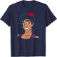 Disney Aladdin Big Smile Portrait T-Shirt - T-Shirt | Navy