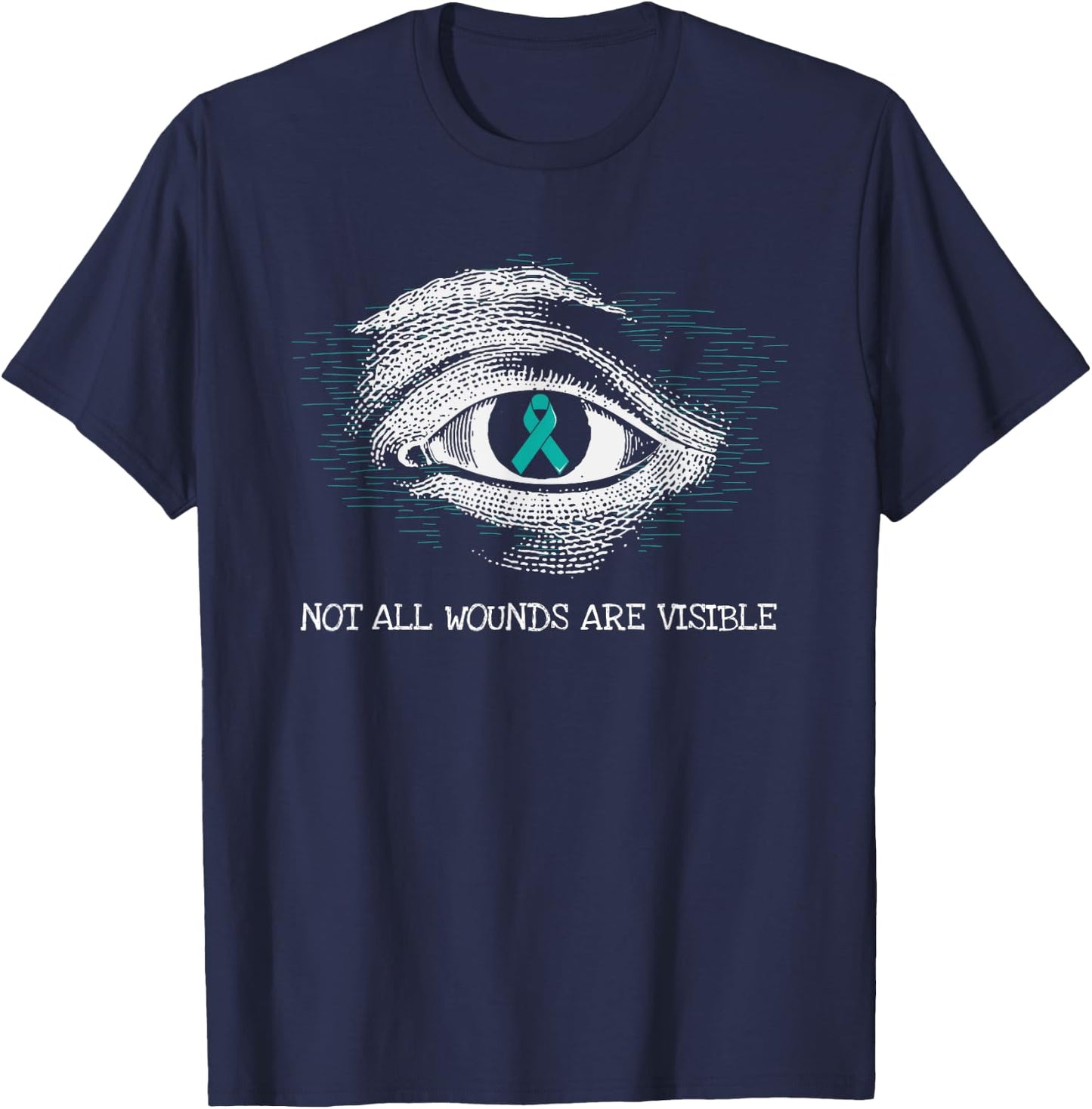 Veteran PTSD Awareness Suicide Prevention Military Gifts T-Shirt - T-Shirt | Navy