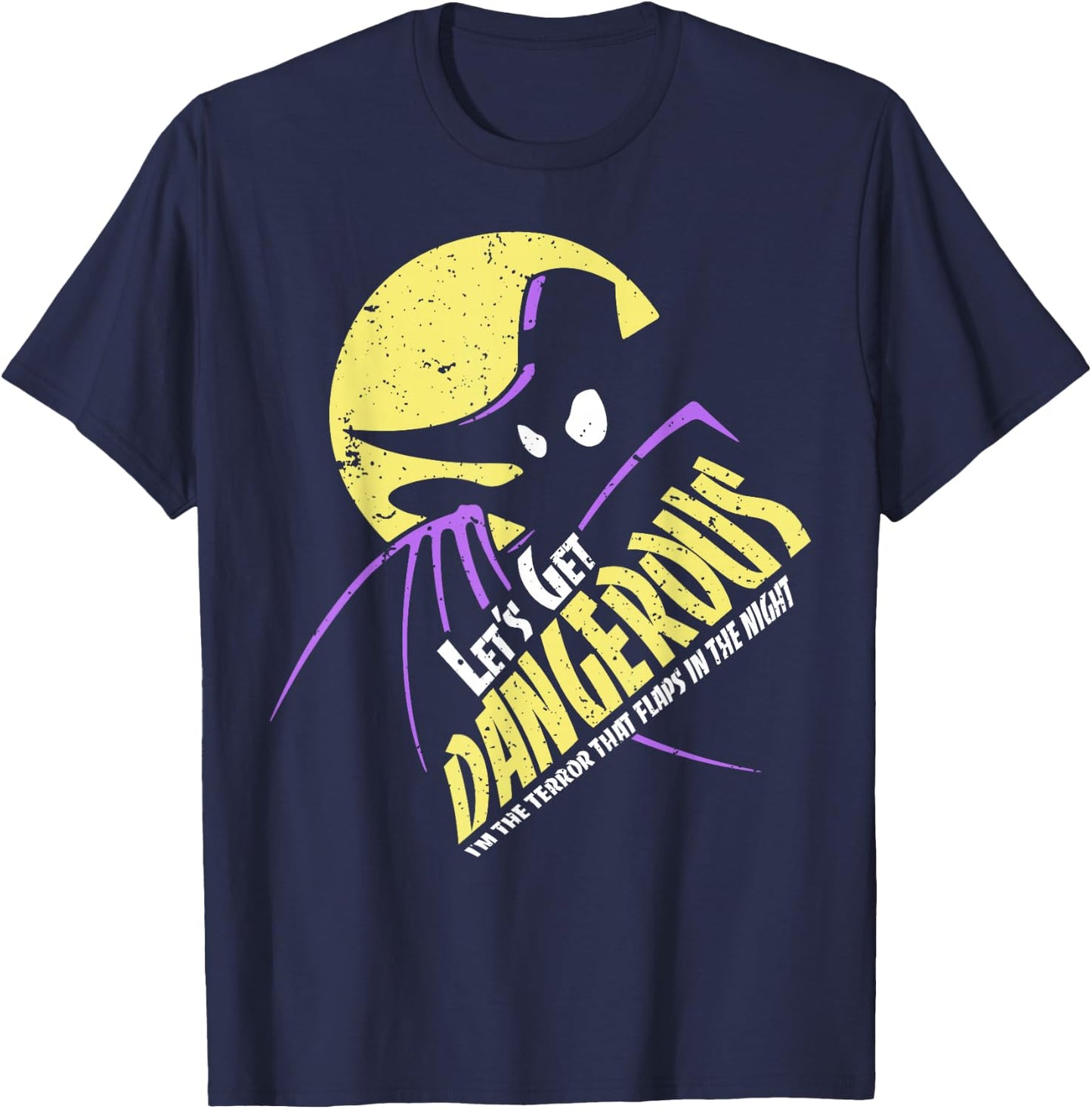 Cartoon Let's Get Dangerous Noir T-Shirt - T-Shirt | Navy